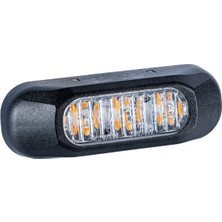 Fristom Frıstom 12V-24V Parmak Lamba 3-Ledli (Sarı) (84*28 Mm) E9