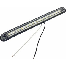 ÜÇLER 12V-24V Parmak Lamba 15-Ledli Beyaz (240*17 Mm)