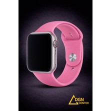 Fmk Apple Watch 45 mm (7., 8. ve 9. Nesil) Uyumlu Premium Silikon Kordon