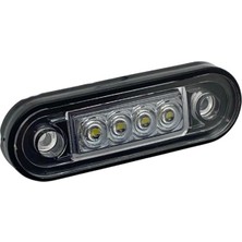 B.A. Design 12V-24V Parmak Lamba 4-Ledli (Beyaz) (85*28 Mm)
