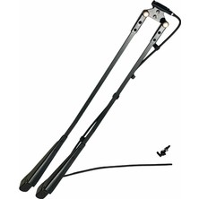 Silecek Kolu Çiftli Ana Kol+Yardımcı Kol Grubu (6 Mm/17 mm Braketli-Fıskiyeli) (Konik Freze) 700 mm