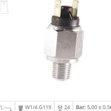 Klf HAVALI FREN MÜŞÜRÜ (W1/4 G119 / 13 X 1.5 ? ) (5,00 ± 0,50 BAR) CATERPILLAR İŞ MAKİNESİ