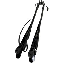 Silecek Kolu Çiftli Ana Kol+Yardımcı Kol Grubu (6 Mm/17 mm Braketli-Fıskiyeli) (Konik Freze) 500 mm