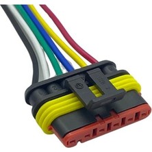 YLZ SÜPER SEAL SOKET ERKEK (STOP-FAR-BOBİN SOKETİ) FORD TRANSİT-MERCEDES TRAVEGO-UNIVERSAL