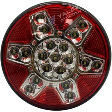 FARPLAS 24V GERİ VİTES LAMBASI LEDLİ (YUVARLAK) GÜLERYÜZ COBRA-MITSUBISHI-OTOKAR-TEMSA (122 MM)