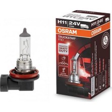 Osram 24V H11 Ampul 70W TRUCKSTAR+%100 Fazla Işık Sarsıntıya Dayanıklı