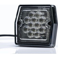 FRISTOM 12V-24V GERİ VİTES LAMBASI BEYAZ (LEDLİ) (100*93 MM) E9