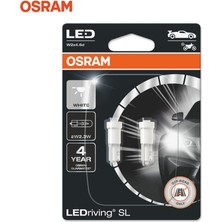 Osram 12V Dipsiz Ampul LED T5 Beyaz (2 Ad)