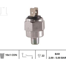 KLF HİDROLİKLİ FREN MÜŞÜRÜ (2.00-5.00 BAR) (M10X1) (KONİK İNCE DİŞ)