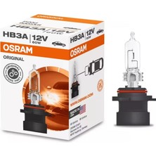 Osram 12V HB3A Ampul 60W (Düz Soket)