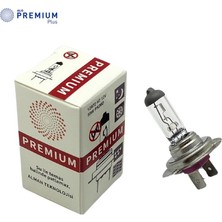 Premıum 12V H7 Ampul 55W Standart Quartz Cam