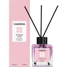 Viaderma Kare Şişe BubbleGum Esansı Bambu Çubuklu Oda Kokusu 100 ml
