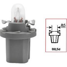 OSRAM 24V DUYLU GÖSTERGE AMPULÜ DİPSİZ 1.2W (8 MM)