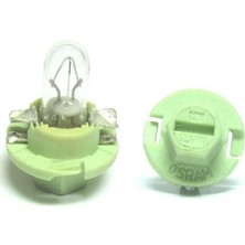 OSRAM 12V DUYLU GÖSTERGE AMPULÜ DİPSİZ 2W (KÜÇÜK YEŞİL) (8 MM)