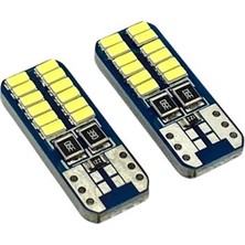 BenmaX 12V Dipsiz Ampul T10 (24 Ledli) Beyaz (2 Ad)