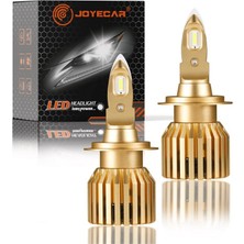 Joyecar 12V H7 Csp LED Xenon Far Ampul Seti 80W 6500K 22000 Lümen Canbus