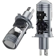 Joyecar 12V H4 Csp LED Xenon Far Ampul Seti 120W 6000K 22000 Lümen Mercekli