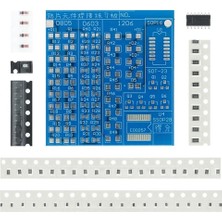 Bemy Ticaret Smd Lehim Öğrenme Seti 62 Parça Smt Elektronik Eğitim Kiti Deney Pratikleme Kartı SOP14 0603 0805