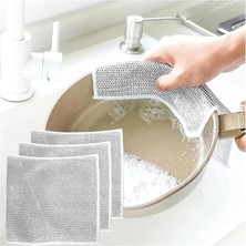 Bemy Ticaret Bulaşık Bezi (5 Adet Çoklu Paket) Çizdirmez Bulaşık Teli,çok Amaçlı Ovalama Bezi (5 Adet Çoklu Paket)