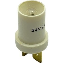 YLZ 24V Ampul 2.4W Ref9 Duylu Beyaz Man Tipi