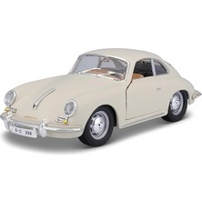 Bemy Ticaret Collezione Bburago 18 – 22079 – 1: 24 Porsche 356B Coupé 1961, Çeşitli Renklerde, Renk Seçilebilir Değildir