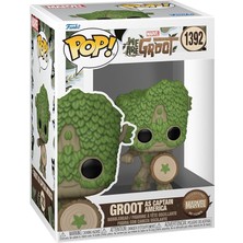 Bemy Ticaret Pop! Marvel: 85. Yıldönümü - Biz Groot, Kaptan Amerika Olarak Groot'uz