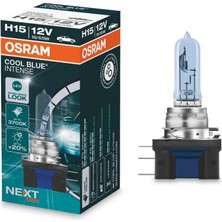 Osram 12V H15 Ampul 15/55W +%20 Fazla Işık (1 Ad)