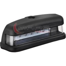 Mars 9V-30V Plaka Lambası 6 Ledli Ym (Siyah) Prostar Ps3