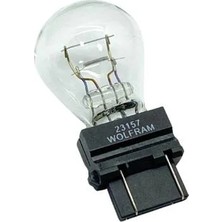 Wolfram 12V 1016 Ampul Dipsiz T20 27/7W (Plastik Dipli) Taıwan