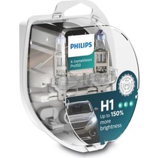 Philips Phılıps 12V H1 Ampul 55W X-Treme Vısıon PRO150 +%150 Parlak Işık (2 Ad)