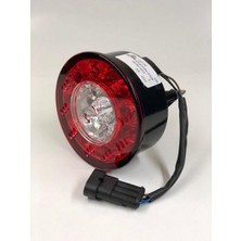 FARBA 12V PARK-STOP LAMBASI LEDLİ (YUVARLAK 98 MM) KARSAN JET-OTOKAR