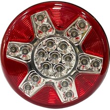 Newlight 12V Geri Vites Lambası Ledli (Yuvarlak 122 Mm) Güleryüz Cobra-Mıtsubıshı-Otokar-Temsa