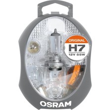 Osram 12V H7 Ampul-Sigorta Seti (Acil Set) (9 Parça)