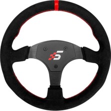 Simagic P-330R 33CM Alcantara Yuvarlak Yarış Direksiyonu Simiti (Boş Hub Yok)