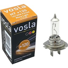 YLZ Vosla 12V H7 Ampul 55W %120 Fazla Işık Germany