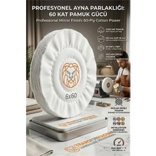 Dorasan Yumuşak Polisaj Keçesi 6X60 60 Katlı 150MM - Pamuk Bez Disk Ayna Parlaklığı Metal Parlatma Keçesi 723109