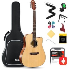 Bemy Ticaret Dag-1c Cutaway Akustik Gitar Seti (Natural)