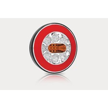 Fristom Frıstom 12V-24V Stop Lambası Ledli (Park-Fren-Sinyal) (Yuvarlak) (140 Mm) E9
