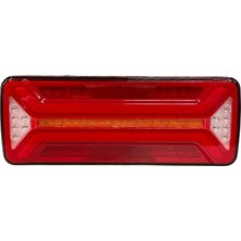 ÜÇLER 12V Stop Lambası (Neon Ledli-Kayar Sinyalli) (4 Fonksiyonlu) (365*130*40 Mm) E Belgeli