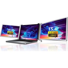 Bemy Ticaret NPM20 15.4" Fhd 1080P IPS Type-C Taşınabilir Dizüstü 2'li Monitör Çoklayıcı Notebook Monitör