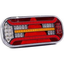Fristom Frıstom 12V-36V Stop Lambası Ledli (Kayar Sinyalli) (6 Fonksiyonlu) (302*130 Mm) Sağ E9