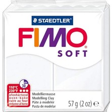 Bemy Ticaret Fimo Soft Polimer Kil - White - 57G