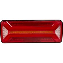 ÜÇLER 24V Stop Lambası (Neon Ledli-Kayar Sinyalli) (4 Fonksiyonlu) (365*130*40 Mm) E Belgeli