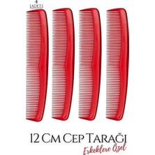 Dorasan 12 cm Erkek Cep Tarağı 4 Adet 718894