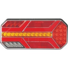 Wolfram 10V-30V Stop Lambası (Neon Ledli-Kayar Sinyalli) (7 Fonksiyonlu) (235*110*47 Mm) E9 Sağ