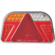 Wolfram 10V-30V Stop Lambası (Neon Ledli) (7 Fonksiyonlu) (241*140*44 Mm) E9 Sol