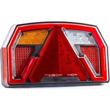 Fristom Frıstom 12V-30V Stop Lambası (Neon Ledli) (6 Fonksiyonlu) (240*140*58 Mm) E9 Sol