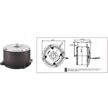 Kormas 24V Klima Fan Motoru (Yassı)