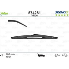 Valeo Silecek Süpürgesi 260 mm Pls Arka Chevrolet Aveo-Dacıa Dokker/sandero-Renault Megane Iı/scenıc