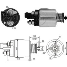 ZM 12V MARŞ OTOMATİĞİ VALEO TİPİ (2/3 DELİK) (FİŞLİ KARE SOKET SAĞ) AUDI-SEAT-SKODA-VW